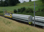 SWISS RAIL TRAFFIC.
Überraschungszug zwischen Wangen an der Aare und Niederbipp mit der Rem 487 001 unterwegs am 12. Juni 2018.
Foto: Walter Ruetsch 