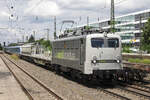 Railadventure 139 558 überführt einen neuen Zug der münchner U-Bahn, München Heimeranplatz, 10.06.2022