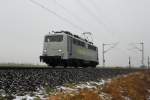 139 558-1 Railadventure bei Reundorf am 07.01.2015.