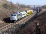 Testfahrt mit Rail Adventure in der Nhe von Naumburg.