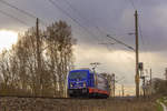 Raildox GmbH & Co. KG, Erfurt [D] mit ihrer recht neuen  187 666-3 bei
Angermünde 04/03/2020