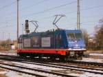 Am 16.03.2013 war mal wieder die schn gelungende Raildox 185 409 in Stendal.Sie brachte einen Holzzug aus Richtung Hannover.