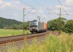 193 804-2 mit Containerzug in Fahrtrichtung Süden.