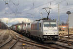 Rpool 186 430-5 unterwegs für RTB Cargo in Recklinghausen-Süd 14.2.2022