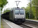 Railpool 185 680 mit Autozug in Brock=Ostbevern, 05.05.2022