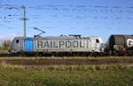 HSL 99724 mit Railpool 187 313-2 - Ankunft Anklam am 20.11.2020 auf 3