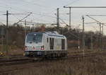Railsystems RP 248 001 auf Testfahrt von Gotha nach Jena-Göschwitz und über Großheringen zurück nach Gotha, am 27.12.2020 in Neudietendorf.