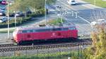 Railsystem RP 218 402-6 Pidder Lüng ( 9280 1218 402-6 D-RPRS ) beim rangieren in Gera am 14.11.2022 