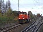 RBH 823 durcheilt als Lz den Bf Recklinghausen Sd richtung Wanne-Eickel. 9.11.07