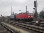 RBH 106 (143 286)und RBH 111 (143 911)am 10.03.2011 in Stendal.

