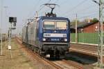 143 041-2 und 143 286-3 der RBH am 21.04.2011 in Rathenow