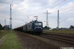 RBH 114 (143 056-0) & RBH 116 (143 573-4) RBH Logistics GmbH mit einem Tads Ganzzug in Satzkorn und fuhren in Richtung Golm weiter. 18.09.2012