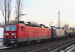 1.2.2014 RBH 130 (143 273) mit RBH 116 (143 573) unterwegs nach Stendell.