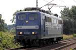 RBH 263 (151 123-7) am BÜ KM27,298 auf der Hamm-Osterfelder Strecke in Recklinghausen 31.7.2015