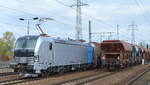 Eine nagelneue Siemens Vectron aus der Railpool Flotte mit der Nr.