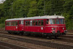 VT23 Triebwagen der Rhein-Sieg Eisenbahn auf einer Sonderfahrt in Köln West, am 12.05.2019.