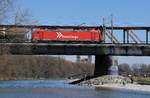 185 585 am 02.04.18 auf der Braunauer Brücke in München