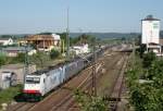 185 639 mit DGS 48539 (Rurtalbahn, Aachen West–Passau Grenze) am 20.05.2014 in Neumarkt (Opf)