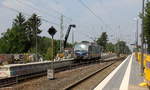 193 810  Salzburg  von der Rurtalbahn-Cargo kommt als Lokzug aus Mönchengladbach-Hbf nach Aachen-West nd fährt die Kohlscheider-Rampe hoch aus Richtung Herzogenrath und fährt durch