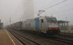 Am frühen Morgen des 14.11.2014 stand noch dichter Nebel im Bahnhof von Böheimkirchen.