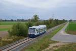 VT740 war am 16.10.20 als RB28 auf der Bördebahn unterwegs.