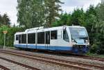 Regiosprinter der Rurtalbahn, unterwegs fr die Brdebahn (Dren - Euskirchen) - bei Euskirchen 28.08.2011