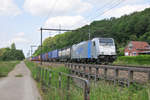 RTB Cargo mit der 186 422-2 auf der Linie 35 in Testelt am 01/06/2019.