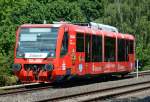 654 004-0 Rurtalbahn kurz hinter dem Bf Euskirchen. Fährt Sonn- und Feiertag im Pendelvekehr Euskirchen / Zülpich zur Landesgartenschau - 18.05.2014