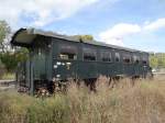 Ein Klasse 3 Wagen der Schwbischen Alb-Bahn zusehen am 25.09.13 in Mnsingen