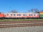 D-SLRS 60 80 99-11 141-1 Dienst am 06.04.2023 in Aschersleben. Von einer Straße aus fotografiert.