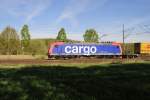 SSB Cargo 482 002-3 auf der KBS 485 bei Km 21,2 Rimburg nach Aachen, am 17.4.2014