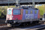 SBB Cargo 421 377-3 abgestellt in Hamburg-Harburg 20.4.2016