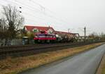 SBB Cargo Alstom H3 1002 035-6 mit zwei Kesselwagen am 17.03.22 in Mühlheim am Main