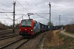 SBB Cargo 193 461 erreicht am 25.02.2023 mit dem letzten Barilla-Nudelexpress von Beimerstetten nach Castelguelfo den Bahnhof Karlsruhe Gbf.