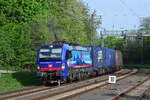 193 533 der SBB Cargo kommt aus Richtung Mönchengladbach durch Grevenbroich Erftwerk in Richtung Köln gefahren.