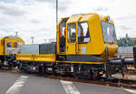   Der Drehhobel D-HOB 2500 IV (D-HOB 4.0) der Schweerbau ist am 07.07.2019 beim ICE-Bahnhof Montabaur abgestellt.