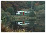 Regioshuttle der BR 650 der Sd-Thringen-Bahn, als 82914 von Eisenach nach Eisfeld, am 12.10.2007 zwischen Schwallungen und Wasungen aufgenommen.