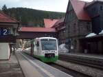 STB am Bahnhof Oberhof(Thr.).