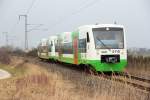 VT 123 STB bei Ebersdorf am 04.03.2014