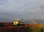 Unbekannter VT650 der Süd Thüringen Bahn STB bei Bad Staffelstein am 22.12.2015.