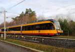 Bombadier Triebwagen am 17.12.2013 auf dem Wegberger Oval!  Siemens Teststrecke PCW, Foto wie immer vor Zaun.