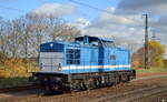 SLG - Spitzke Logistik GmbH, Großbeeren mit  V 100-SP-001  [NVR-Nummer: 98 80 3202 846-2 D-SLG] am 05.11.20 Bf. Saarmund.