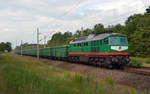 Am Morgen des 28.06.20 rollte 241 697 der SBW mit einem Sandzug durch Burgkemnitz Richtung Wittenberg.