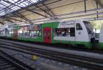 VT 120  10 Jahre STB  der Sd-Thringen-Bahn steht am 22. Oktober 2011 im Erfurter Hbf.