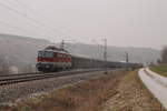 Am 04.Januar 2019 war Lok 1142 654 (Helene) mit einem Sonderzug von 400 Eishockefans auf dem Weg von Ingolstadt nach Bremerhafen. Hier fotografiert bei leichtem Schneefall bei Obereichstätt.