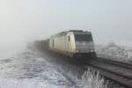 76 111 SWT bei Marktleuthen im Nebel am 25.02.2016.