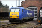 Am 15.12.2007 hatte die Connex Elektrolok 185-CL 001 einen Werkstatt Aufenthalt im BW Lengerich Hohne der Teutoburger Wald Eisenbahn.