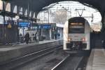 BONN, 08.01.2014, 460 002-9 der Mittelrhein-Bahn als RB 26 nach Köln Messe/Deutz im Hauptbahnhof Bonn