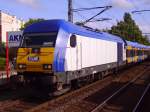 DE 2000-02 beim Halt in Elmshorn. 23.06.08