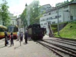 VT 307 der NOB verlsst im WInter 2003 den Kieler Hbf in Richtung Husum. Auf Grund von Bauarbeiten im Bf Felde wurde sie an diesem Tag ber Neumnster umgeleitet.